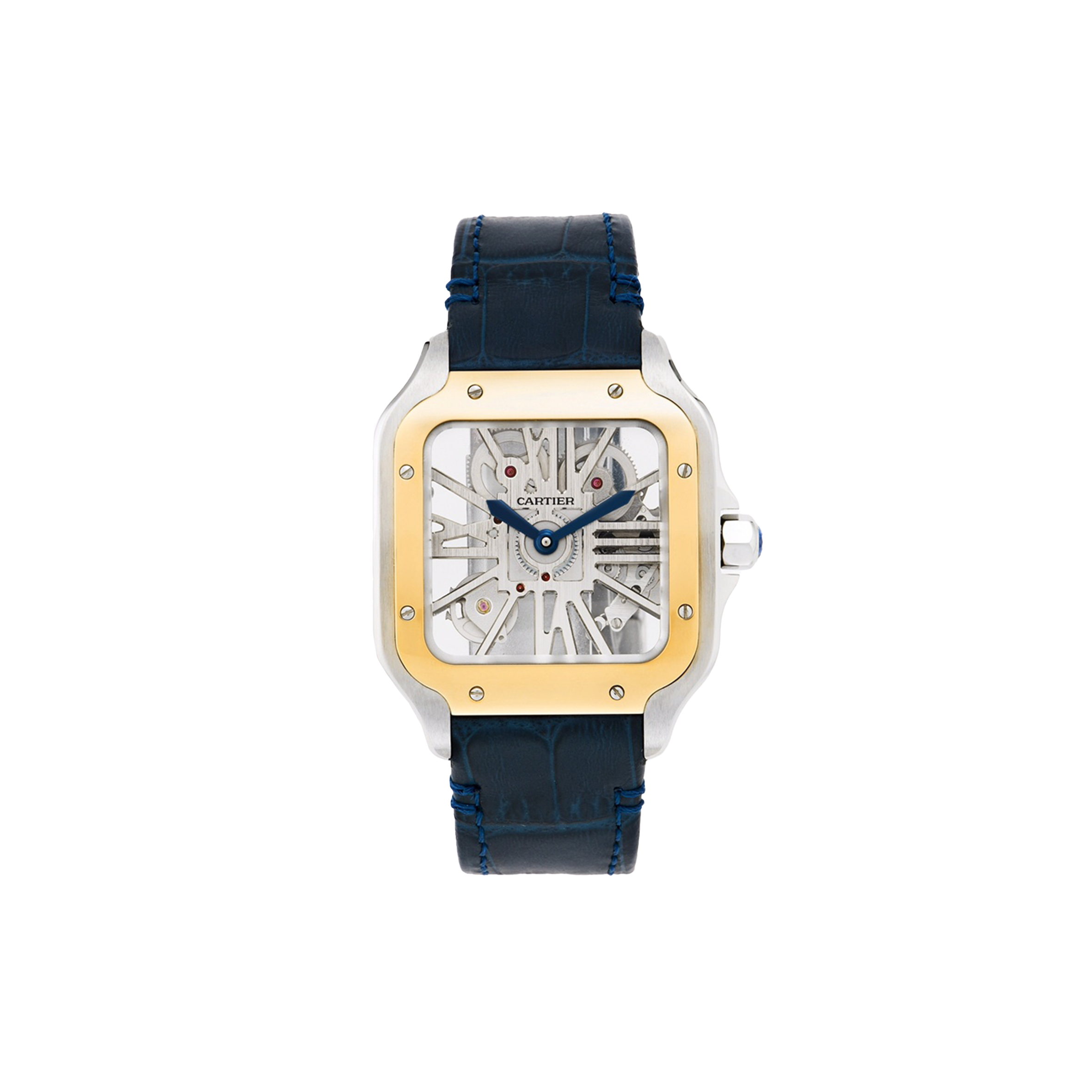 CARTIER SANTOS DE SKELETON 40MM WATCH WHSA0012
